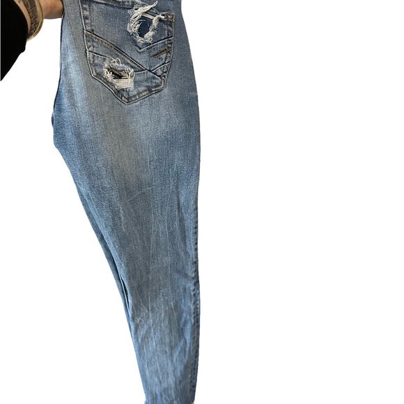 BKE Blue Straight Leg Jeans Classic Style - Picture 4 of 5